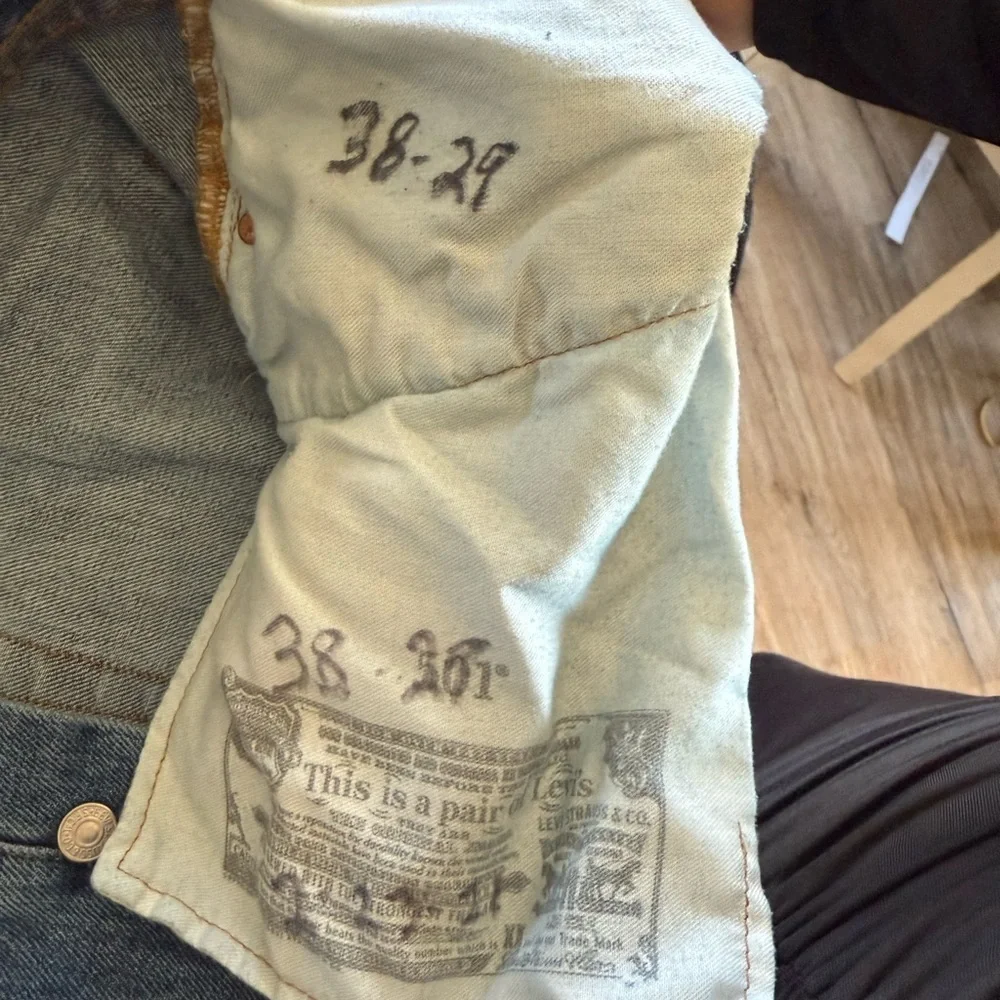 Jeans Levi’s 505 button fly jeans Straight Fit 33 Medium Blue